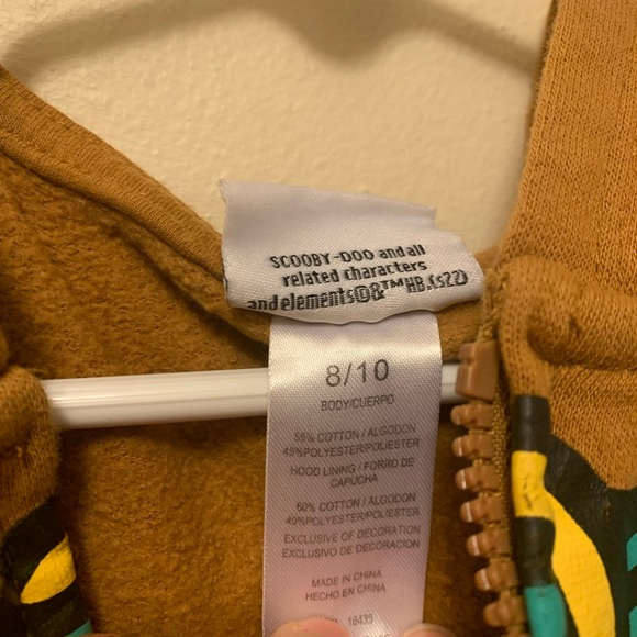 Scooby Doo Hoodie Kid’s Size 8/10 - Picture 3 of 5